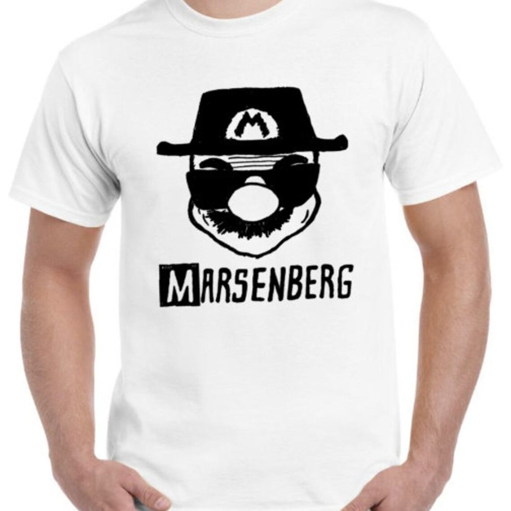 Super Mario Heisenberg T shirt New Breaking Bad Walter White